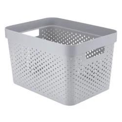 Korpa Nifty 17L plastična siva
