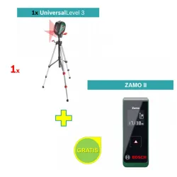 Laser za ukrštene linije Universal Level 3 + Bosch Zamo II