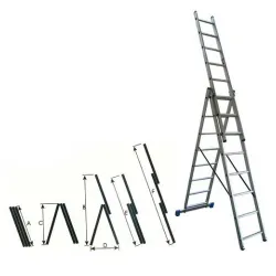 Aluminijumske merdevine 3x10 Womax