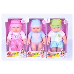 Mktoys Lutka beba 30 cm 4 zvuka 345309