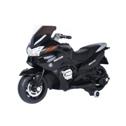 Motor R118 Na akumulator Veliki 12V sa kožnim sedištem i mekim gumama - Beli