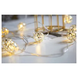 Novogodišnja lampica kugla led 2m Lumi