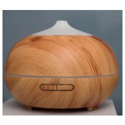 Ovlaživač vazduha Aroma difuzor u boji drveta sa LED osvetljenjem