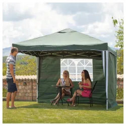 Paviljon 3 x 3 m sa mehanizmom za sklapanje i dve bočne strane
