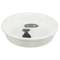 Činija za mače od keramike 025 bela