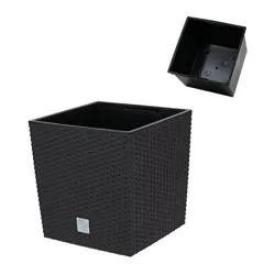 Plastična saksija Rato Low 32X32X33CM antracit