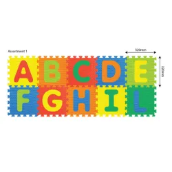 Podne puzzle - Alfabet 10 kom 32X32 cm