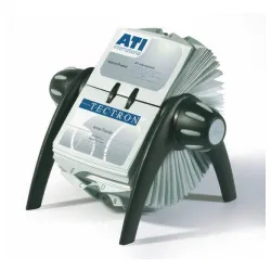 Rotacioni viziter Visifix Flip za 400 kartica Durable crna