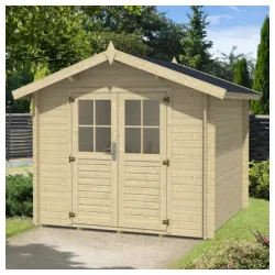 Kućica drvena sa podom i bez pokrivnog krova