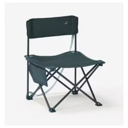 Sklopiva niska stolica za kampovanje 100 plava
