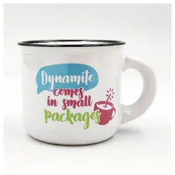 Šolja mini mug Dynamite bela 