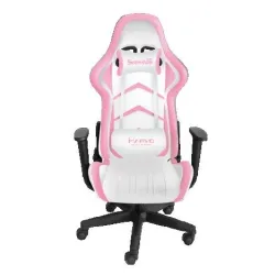 Stolica gejmerska Marvo CH-106 belo/roza 