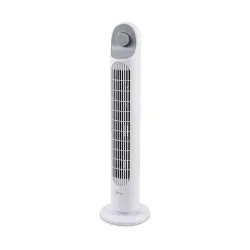 tubni ventilator 81cm Ardes AR5T800 je ventilator modernog dizajna, u obliku stuba visine 81cm. Manje dimenzije baze omogućavaju lakše nalaženje prostora za ovaj aparat. Ventilator se može postaviti na sto ili pod i podesiti na željenu brzinu rada. Podržava tri brzine rada, a podešavanje brzine je manuelno. Tehnologija oscilovanja i podesiv nagib omogućavaju bolju distribuciju hladnog vazduha po prostoriji. Karakteristike - Stubni ventilator 81cm Ardes AR5T800  Ventilator sa manuelnim podešavanjem 3 brzine 