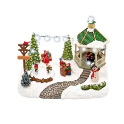 Svetleća LED diorama "božićno selo"