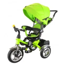 Tricikl 408 Playtime Lux sa rotirajućim sedištem zeleni