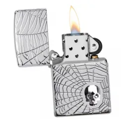 Upaljač Zippo Spider Web Skull