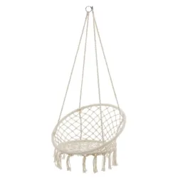 Viseća stolica gnezdo 80x80 bela