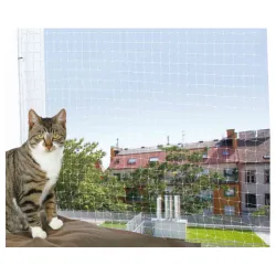 Zaština mreža za mačke bela providna 2x1.5m