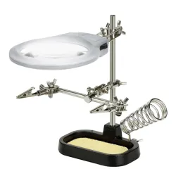 Držač sa lupom "treća ruka"